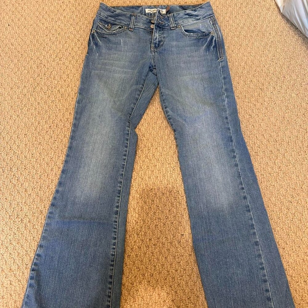 Women's Blue and Navy Jeans